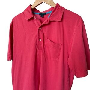 Lilly Pulitzer Palm Beach Men's Pink Polo Shirt S Short Sleeve Collared Casual